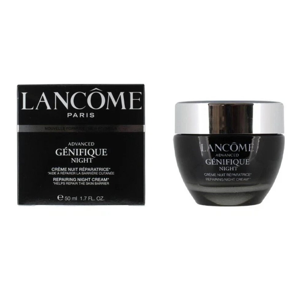 Lancôme Advanced Génifique Night Cream 1.69oz  Anti-Aging Moisturizer Pack of 2 - Picture 2 of 6